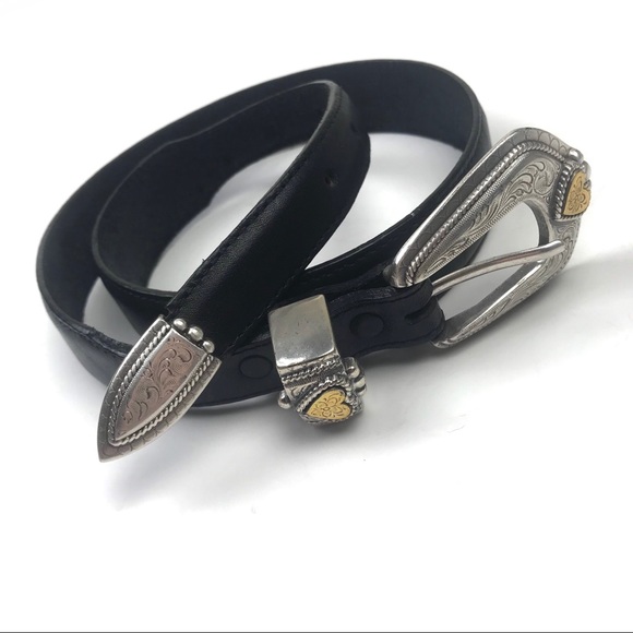 Tony Lama Accessories - Vintage Tony Lama western buckle leather belt